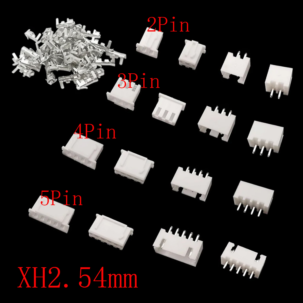 Male Female Header Pin - 100 adet XH2.54 JST konnektör terminalleri