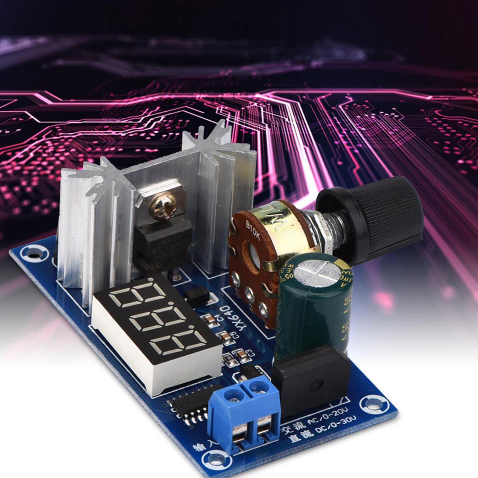 Lm317 Voltage Regulator - LM317 Güç Regülatörü LM317 Ayarlanabilir Voltaj