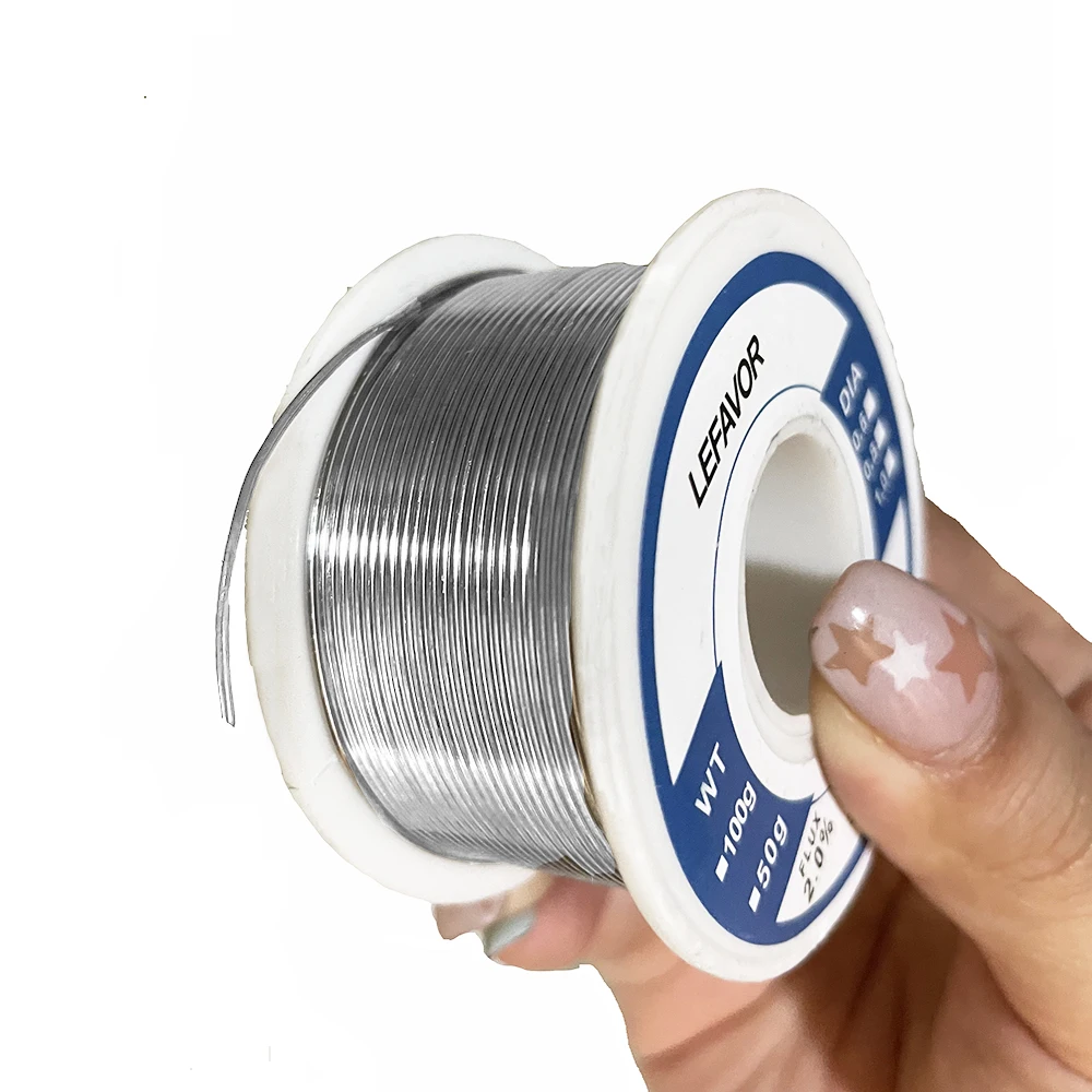 Diy Electronics Flux - Profesyonel Rosin Çekirdekli Lehim Teli 1.0mm