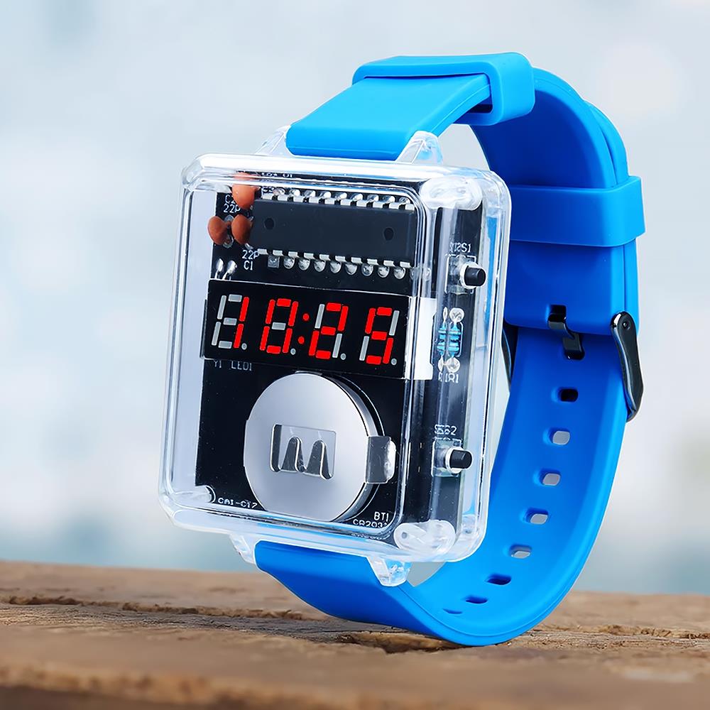 Diy Electronics For Adults - LED DIY Elektronik Saat Kiti Dijital