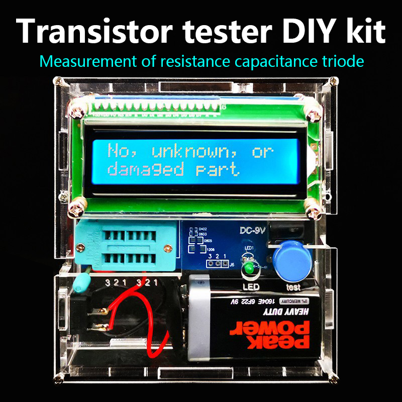Diy Electronics Test Equipment - Transistör Test Cihazı Kiti Direnç Kapasite