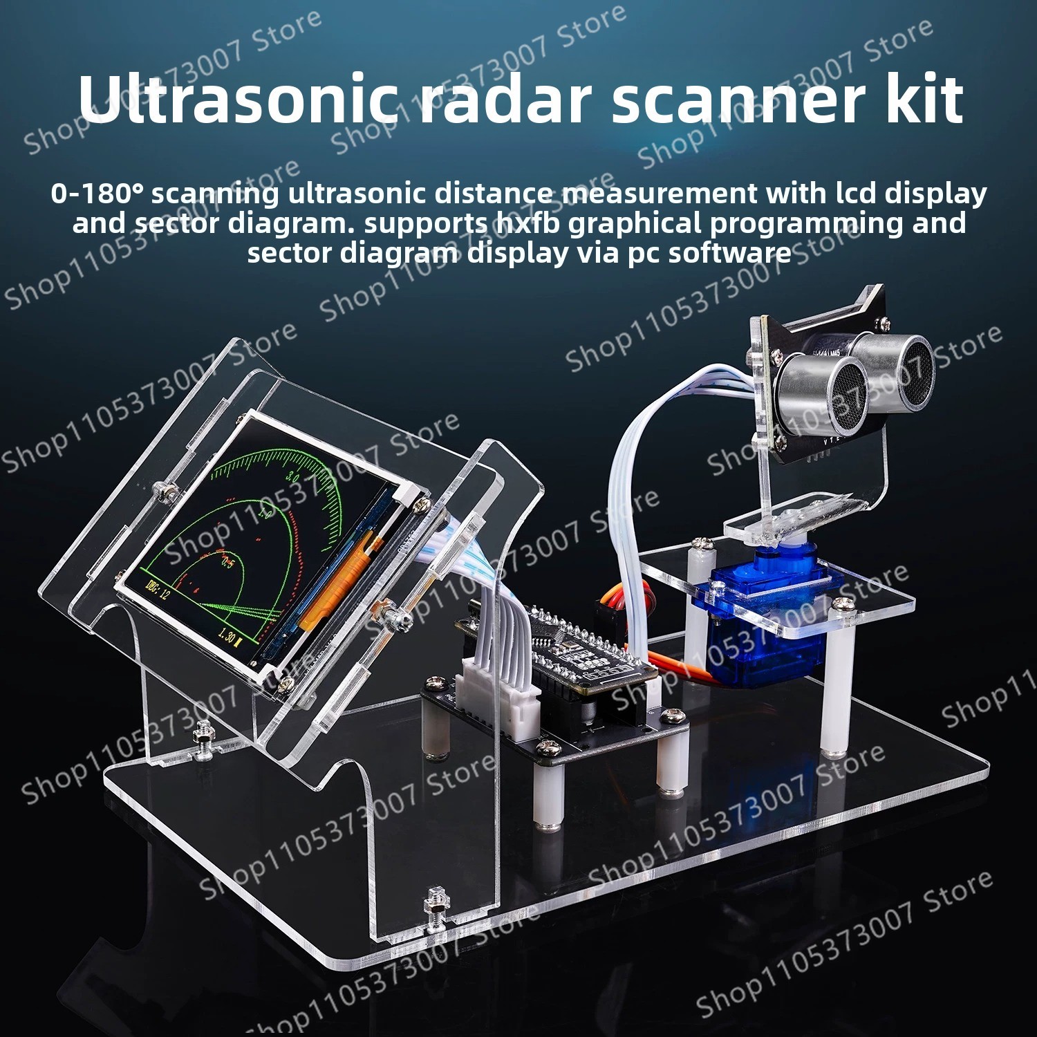 Analog Ultrasonik Radar Tarayı - Diy Analog Electronics incelemesi ve fiyatı