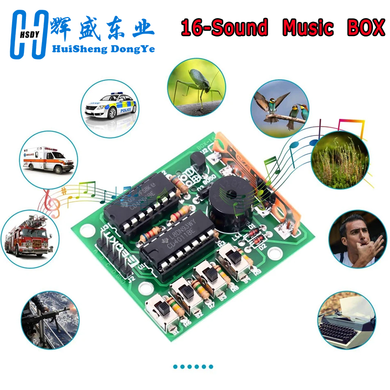 16 Müzik Ses Kutusu BOX-16 Kur - Diy Electronics For Adults incelemesi ve fiyatı