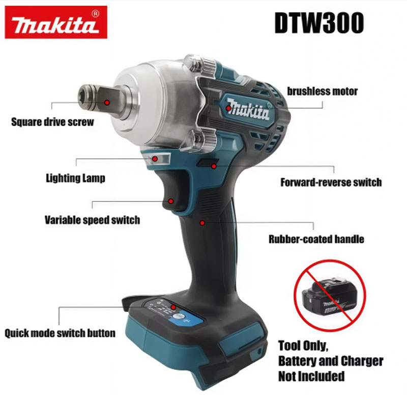 Makita DTW300 18V Fırçasız Akü - Makita Drill Dtw300 incelemesi ve fiyatı