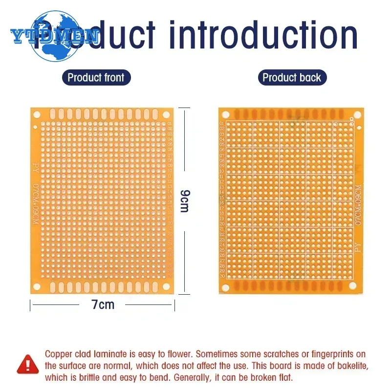 1-20 adet 5x7 cm PCB Evrensel  - Pcb Etching Kit incelemesi ve fiyatı