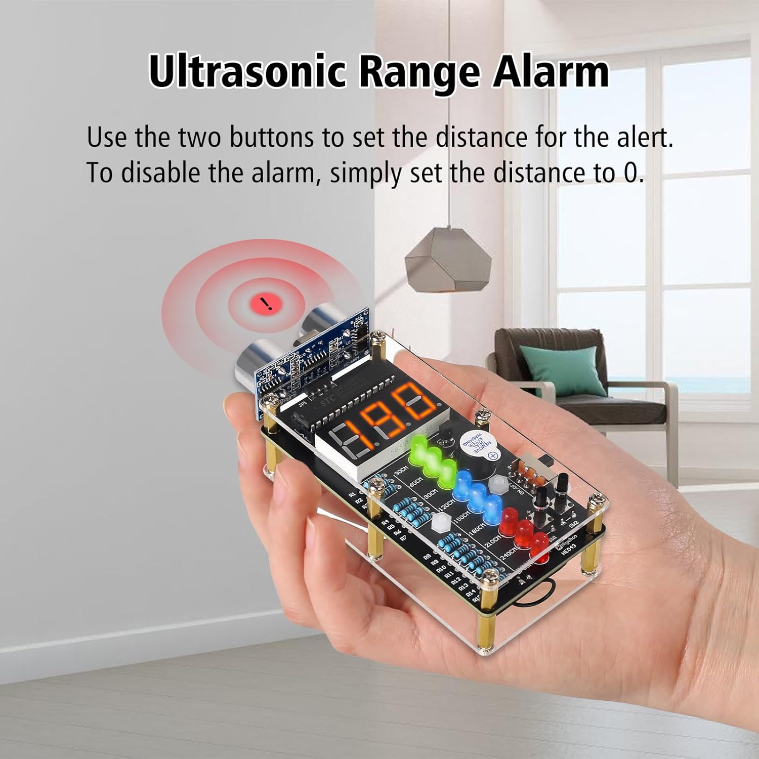 DIY Ultrasonik Değişen Alarm K - Diy Electronics For Adults incelemesi ve fiyatı