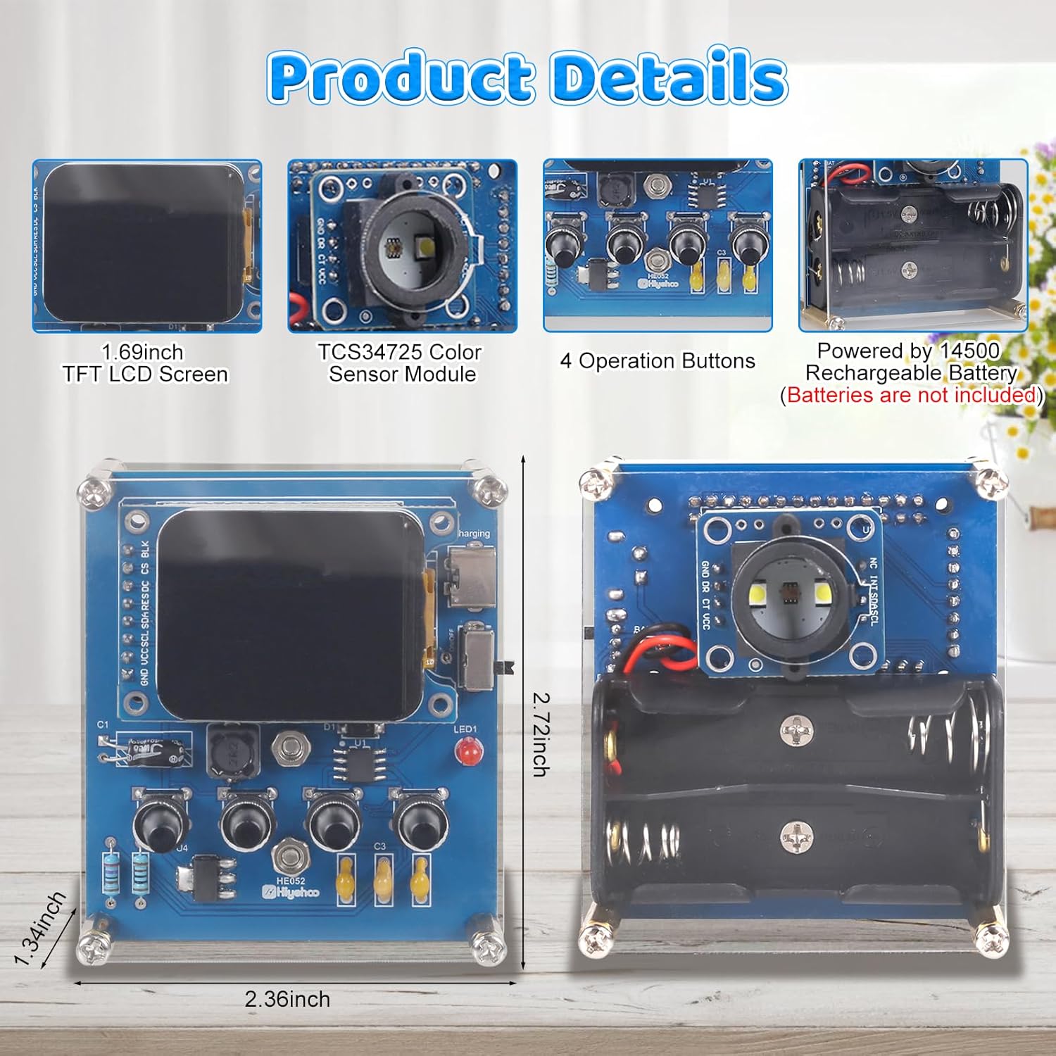 TCS34725 Sensörlü DIY Renk Tan - Diy Electronics For Adults incelemesi ve fiyatı