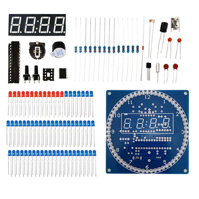 LED Işık Kontrollü Saat DIY Ka - Diy Electronics For Adults incelemesi ve fiyatı