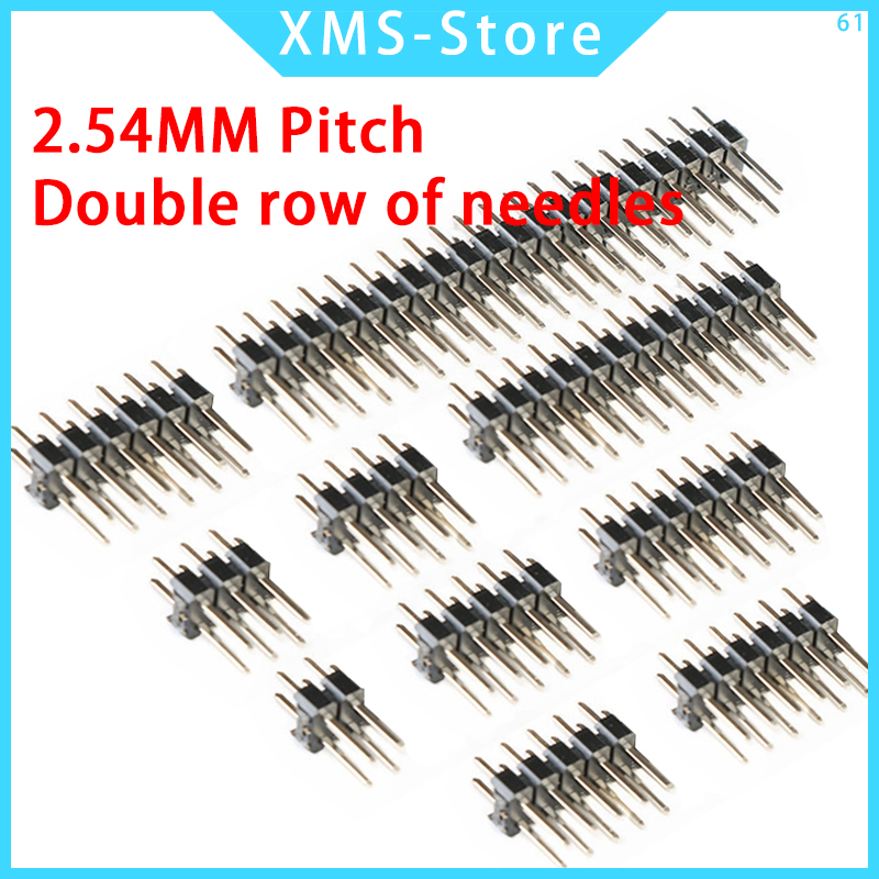 2.54mm çift sıralı erkek PCB k - Male Female Header Pin incelemesi ve fiyatı