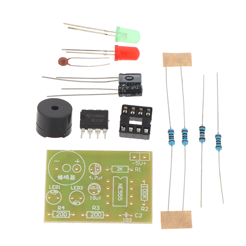 ✰ ✪ NE555 DIY Kiti LED Flaşör  - Pcb Etching Kit incelemesi ve fiyatı