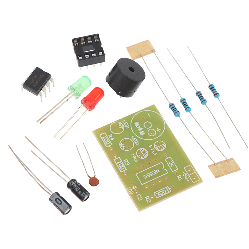✰ ✪ NE555 DIY Kiti LED Flaşör  - Pcb Etching Kit incelemesi ve fiyatı