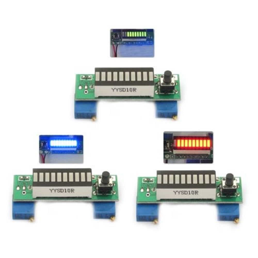LM3914 10 Segment 3.7 V Lityum - Diy Electronics Test Equipment incelemesi ve fiyatı