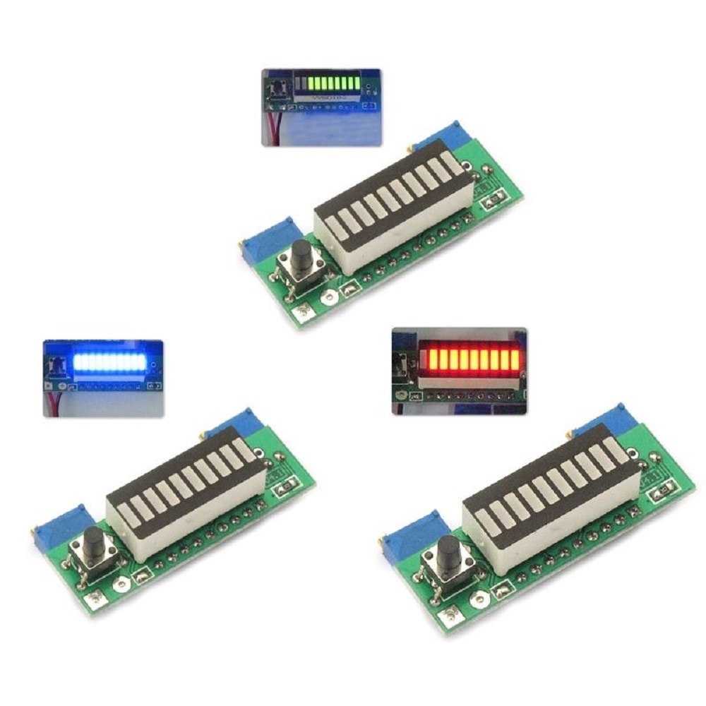 LM3914 10 Segment 3.7 V Lityum - Diy Electronics Test Equipment incelemesi ve fiyatı