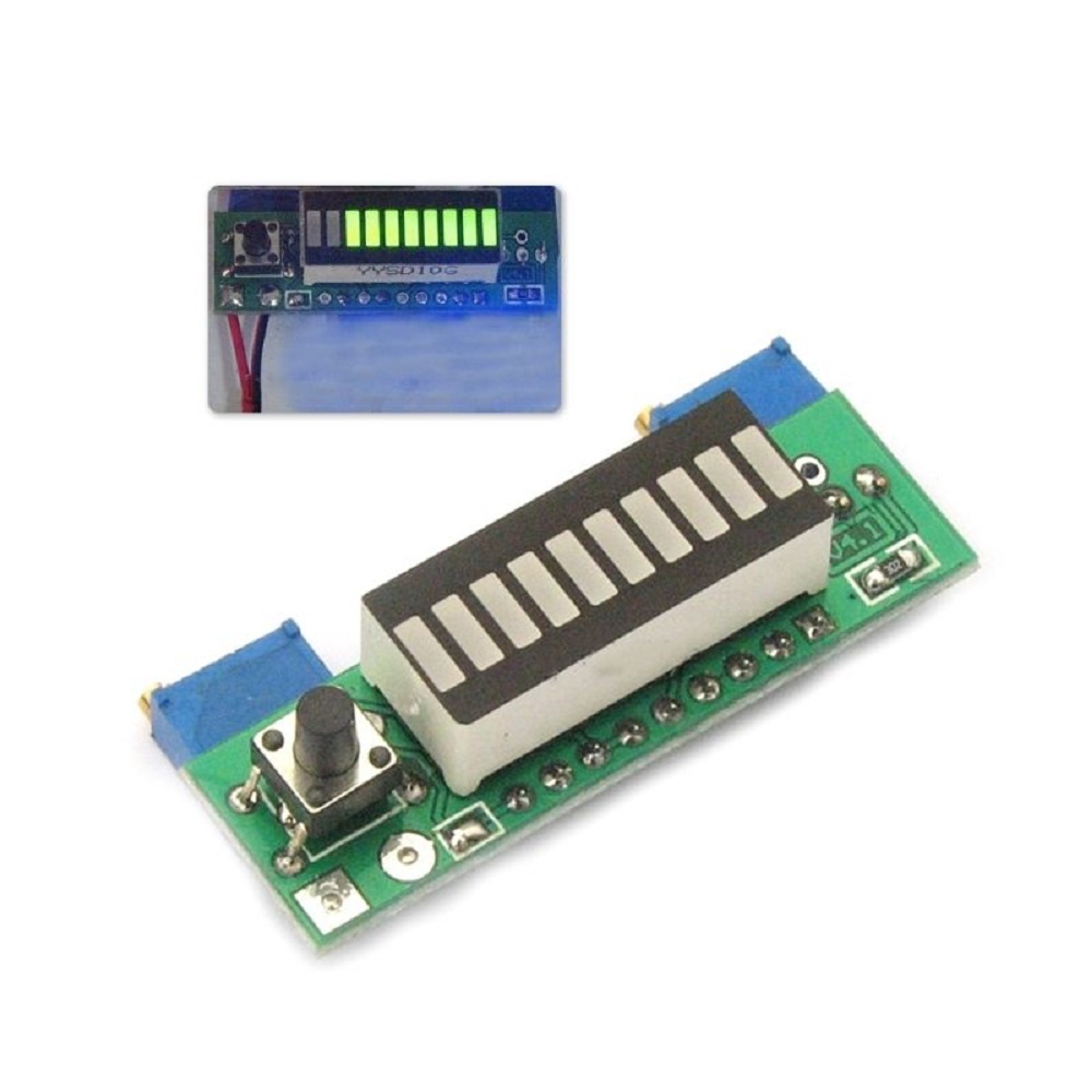 LM3914 10 Segment 3.7 V Lityum - Diy Electronics Test Equipment incelemesi ve fiyatı