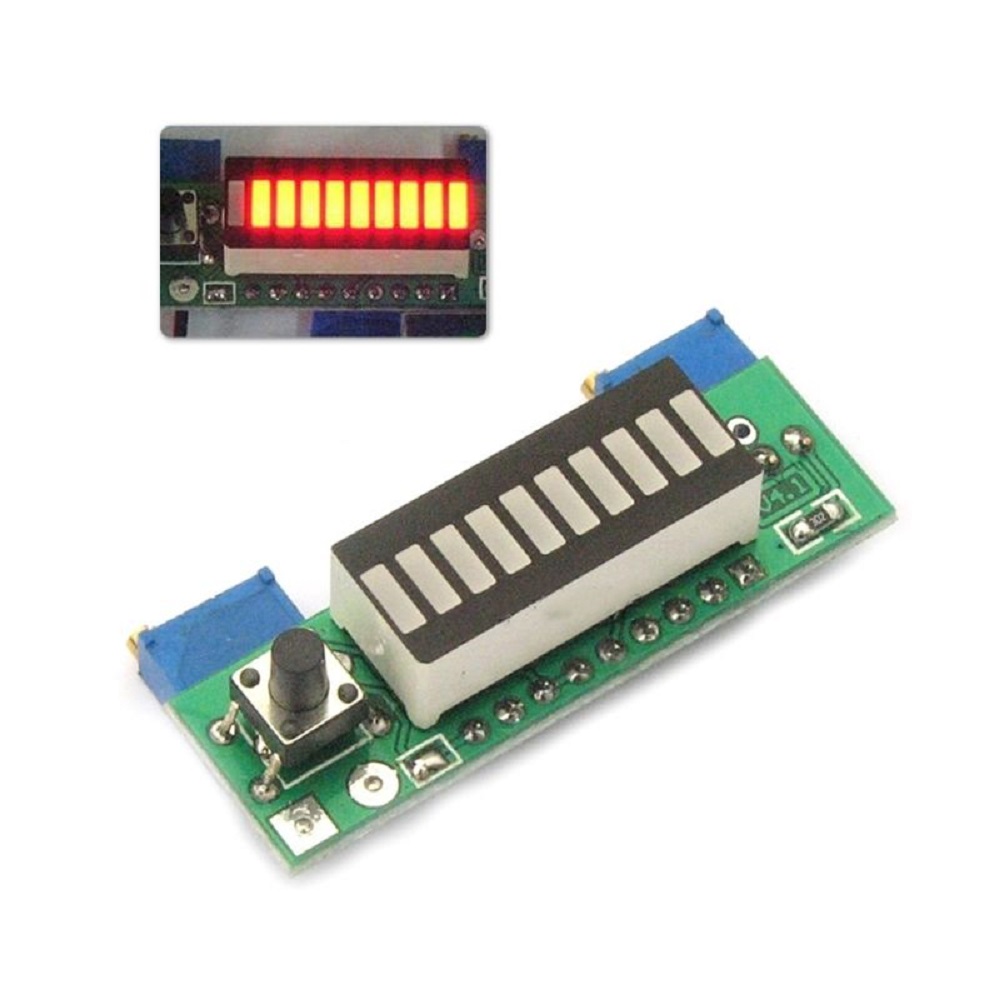 LM3914 10 Segment 3.7 V Lityum - Diy Electronics Test Equipment incelemesi ve fiyatı